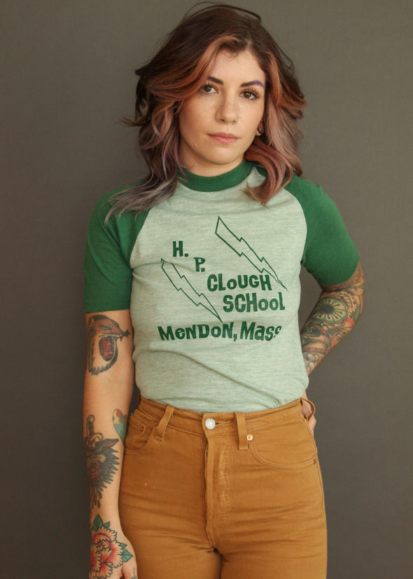 Vintage Clough School Raglan Tee