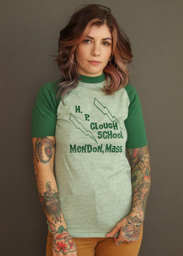 Vintage Clough School Raglan Tee