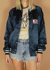 Vintage Bud Light Satin Bomber Jacket