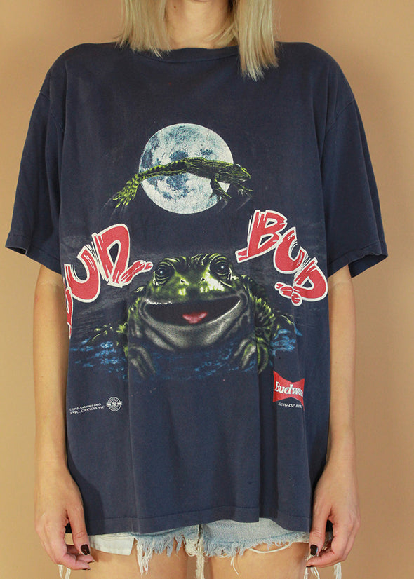 Vintage Budweiser Frog Tee