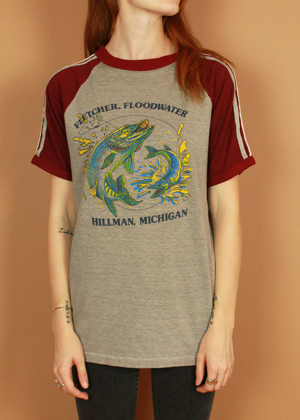 Vintage Fletcher Floodwater Fishing Tee