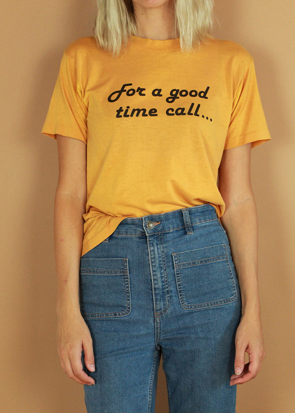 Vintage 1985 For a Good Time Call tee
