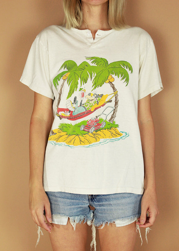 Vintage Goofy Paradise Disney Tee