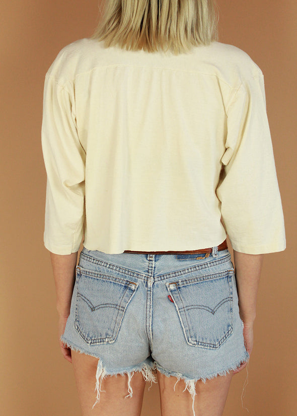 Vintage Iron City Beer Cropped Tee