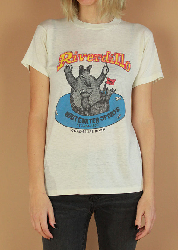 Vintage Paper Thin Riverdillo Tee