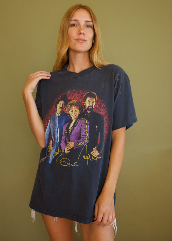 Vintage 1997 Brookes and Dunn x Reba Tour Tee
