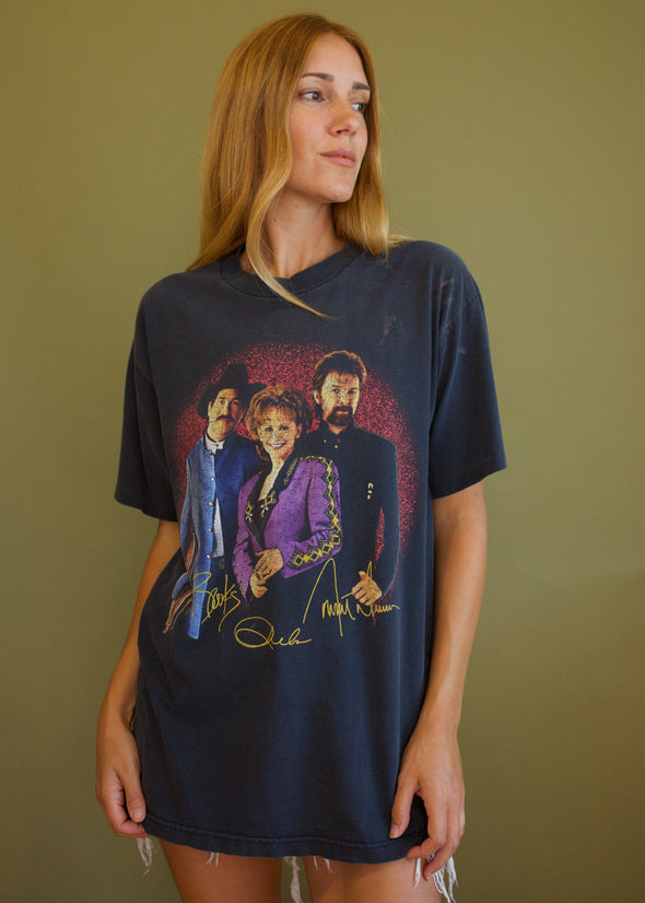 Vintage 1997 Brookes and Dunn x Reba Tour Tee