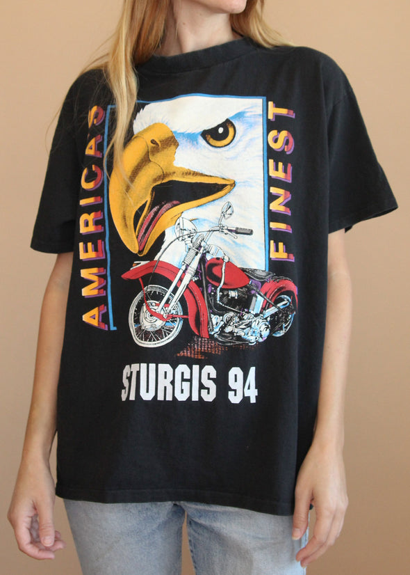 Vintage 1994 54th Sturgis Eagle Tee