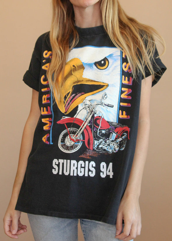 Vintage 1994 54th Sturgis Eagle Tee