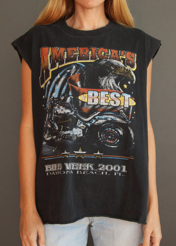 Vintage 2001 America's Best Bike Week Muscle Tank