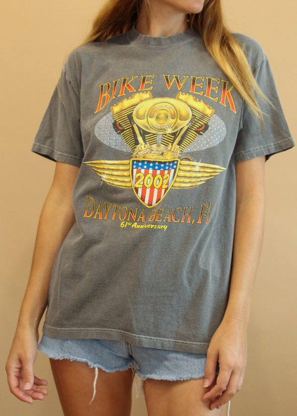 Vintage 2002 Bike Week Tee