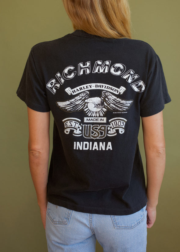 Vintage 1986 Harley Born in the USA Tee