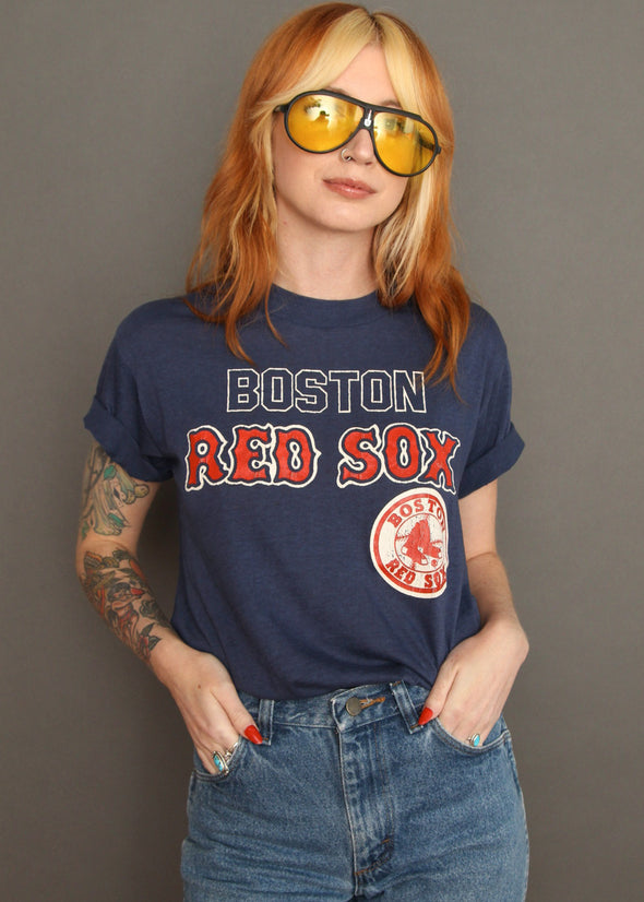 Vintage 1980s Red Socks Thin Tee