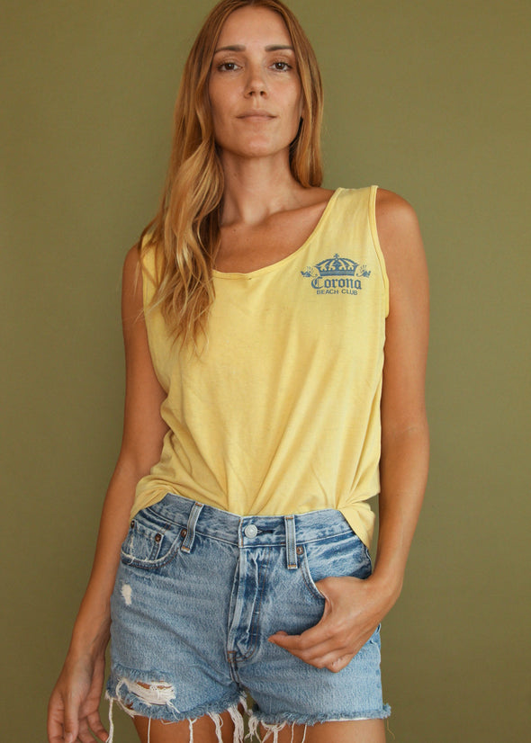 Vintage 1980s Thin Grungy Corona Tank