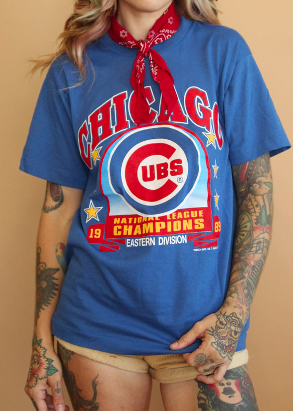Vintage 1989 Cubs National Champions Tee