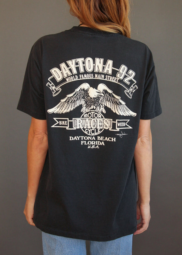 Vintage 1992 Daytona Bike Week Eagle Tee
