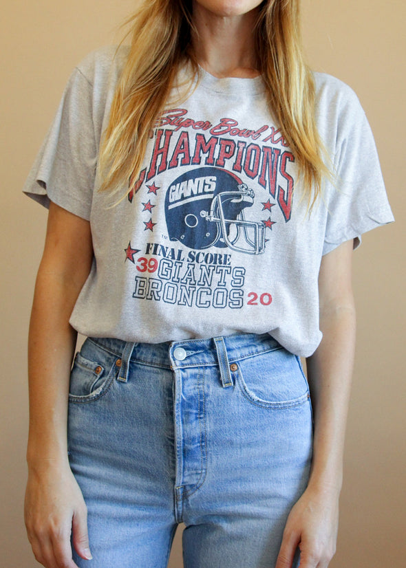 Vintage 1987 Denver Broncos Super Bowl XXI Tee