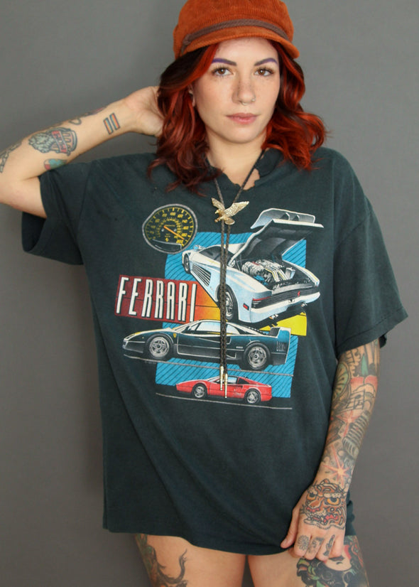 Vintage 1991 Ferrari Faded Tee