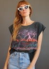 Vintage 1992 Grungy Coyote Lightning Boxy Tank