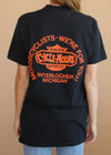 Vintage 1991 Harley Michigan 3D Emblem Tee