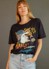 Vintage 1982 Harley Born in the USA Tee