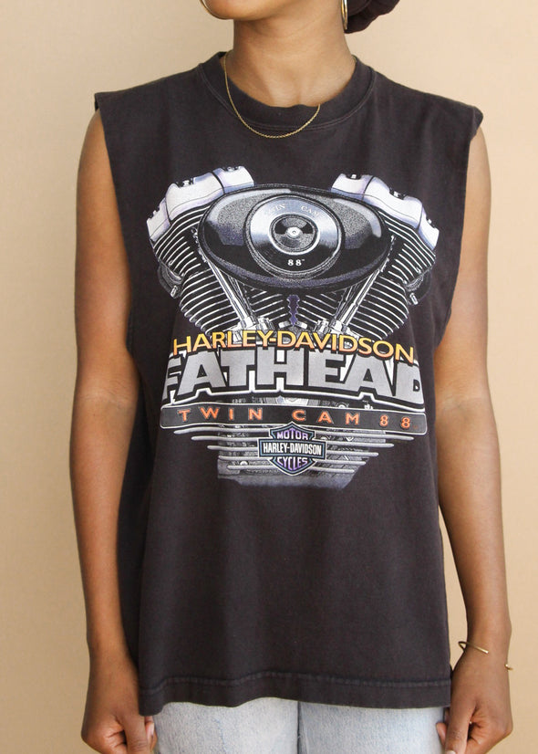 Vintage 1998 Harley Twin Cam Muscle Tank