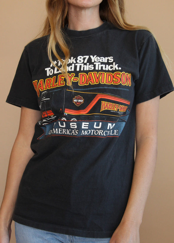 Vintage 1990 Harley Museum Tee