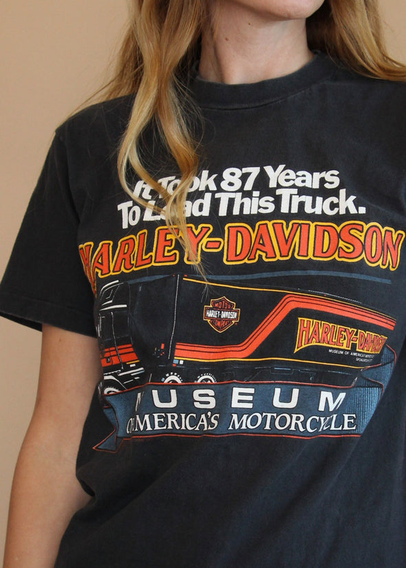 Vintage 1990 Harley Museum Tee