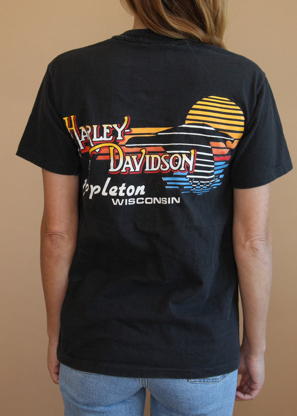 Vintage 1990 Harley Museum Tee