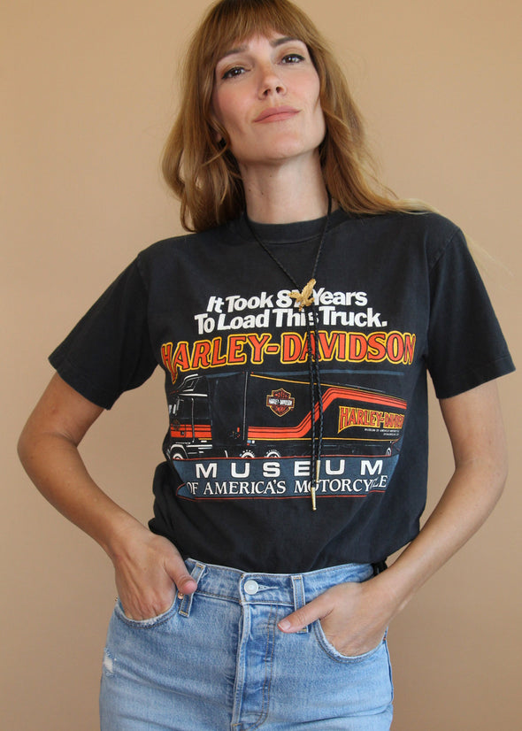 Vintage 1990 Harley Museum Tee
