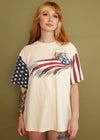 Vintage 1997 Harley Eagle Flag Tee