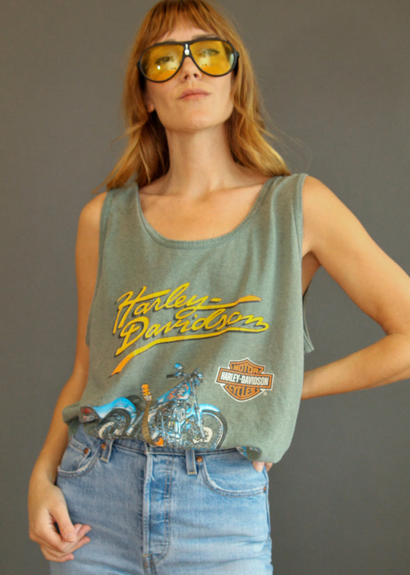 Vintage 90s Harley Precision Steel Tank