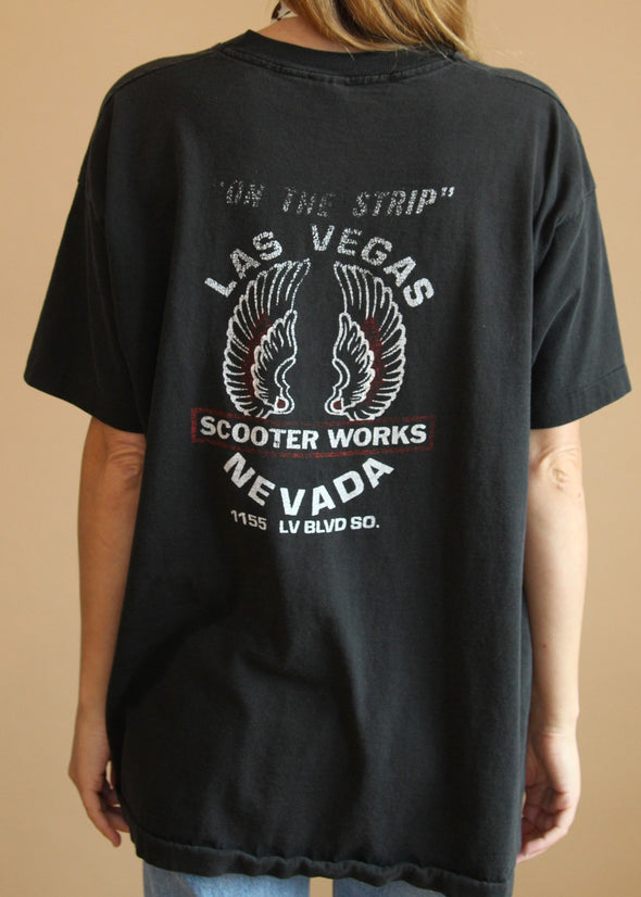 Vintage 1987 Harley Rules Las Vegas Tee