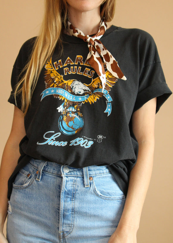 Vintage 1987 Harley Rules Las Vegas Tee