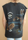 Vintage 1996 Soaring High Harley Muscle Tank