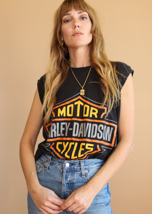 Vintage 1989 Harley Davidson Tank