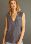 Vintage 1992 Paper Thin Harley V Cut Tank