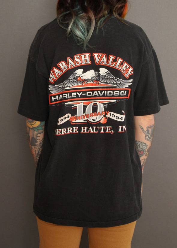 Vintage 1994 Arrowhead Harley Pocket Tee