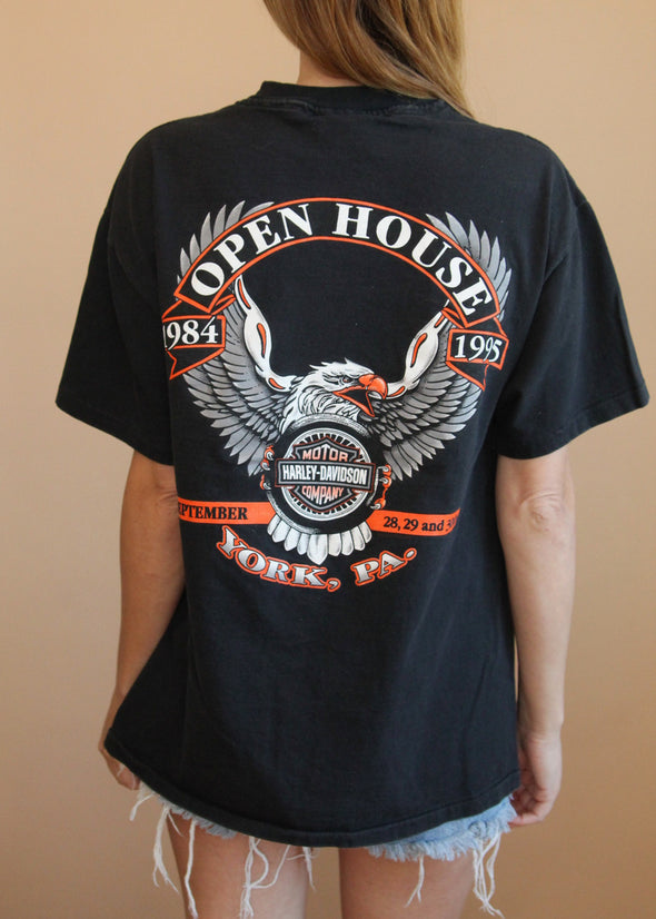 Vintage 1995 Harley York PA Tee