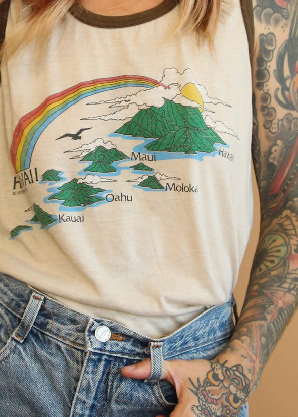Vintage 1982 Thin Hawaii Tank