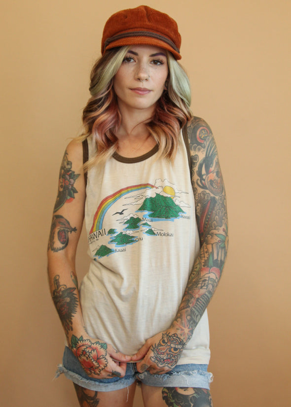 Vintage 1982 Thin Hawaii Tank