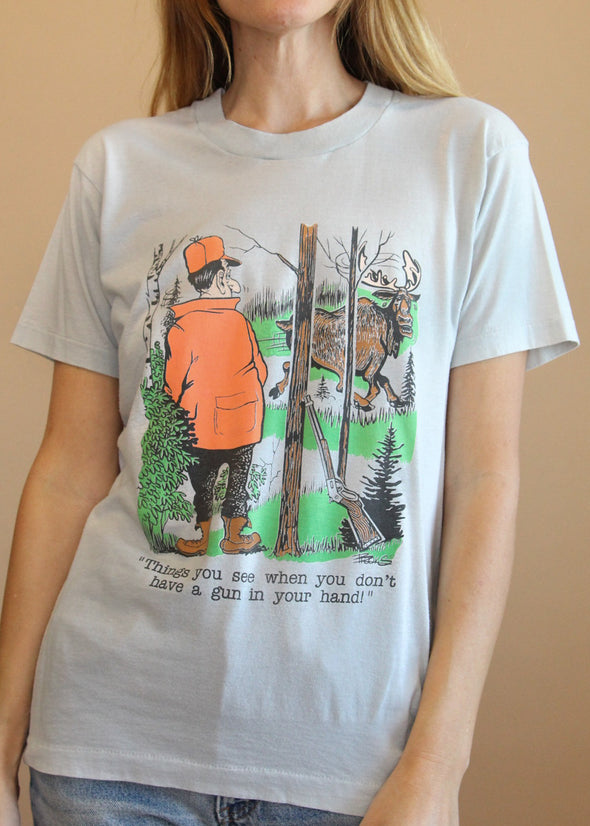 Vintage 80's Funny Hunting Tee