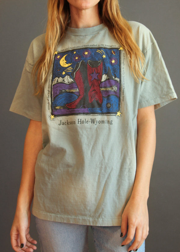 Vintage 1995 Jackson Hole Wyoming Tee