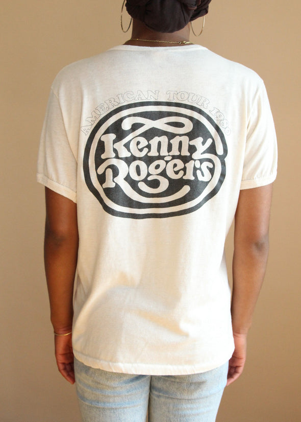 Vintage 1980 Kenny Roger's Tee
