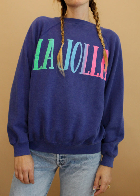 Vintage 1989 La Jolla Faded Sweatshirt