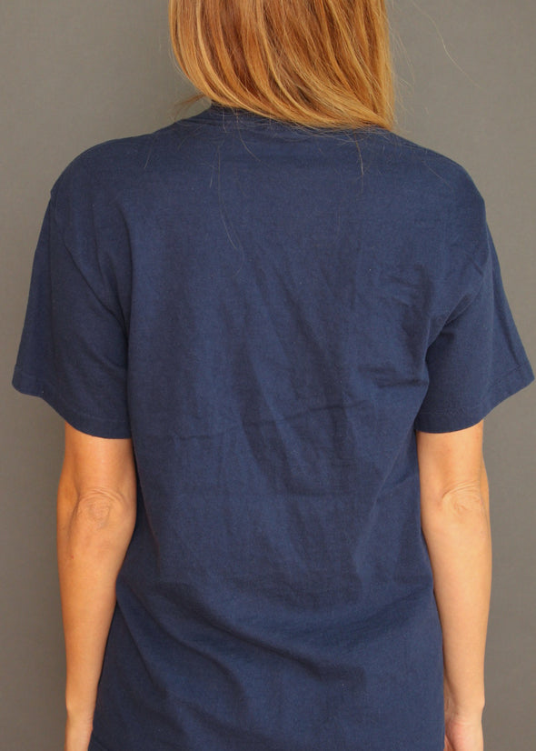 Vintage 90s Las Vegas Mock Neck Embroidered Tee