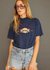 Vintage 90s Las Vegas Mock Neck Embroidered Tee