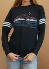Vintage 1980's Yellowstone Varsity Long Sleeve Tee