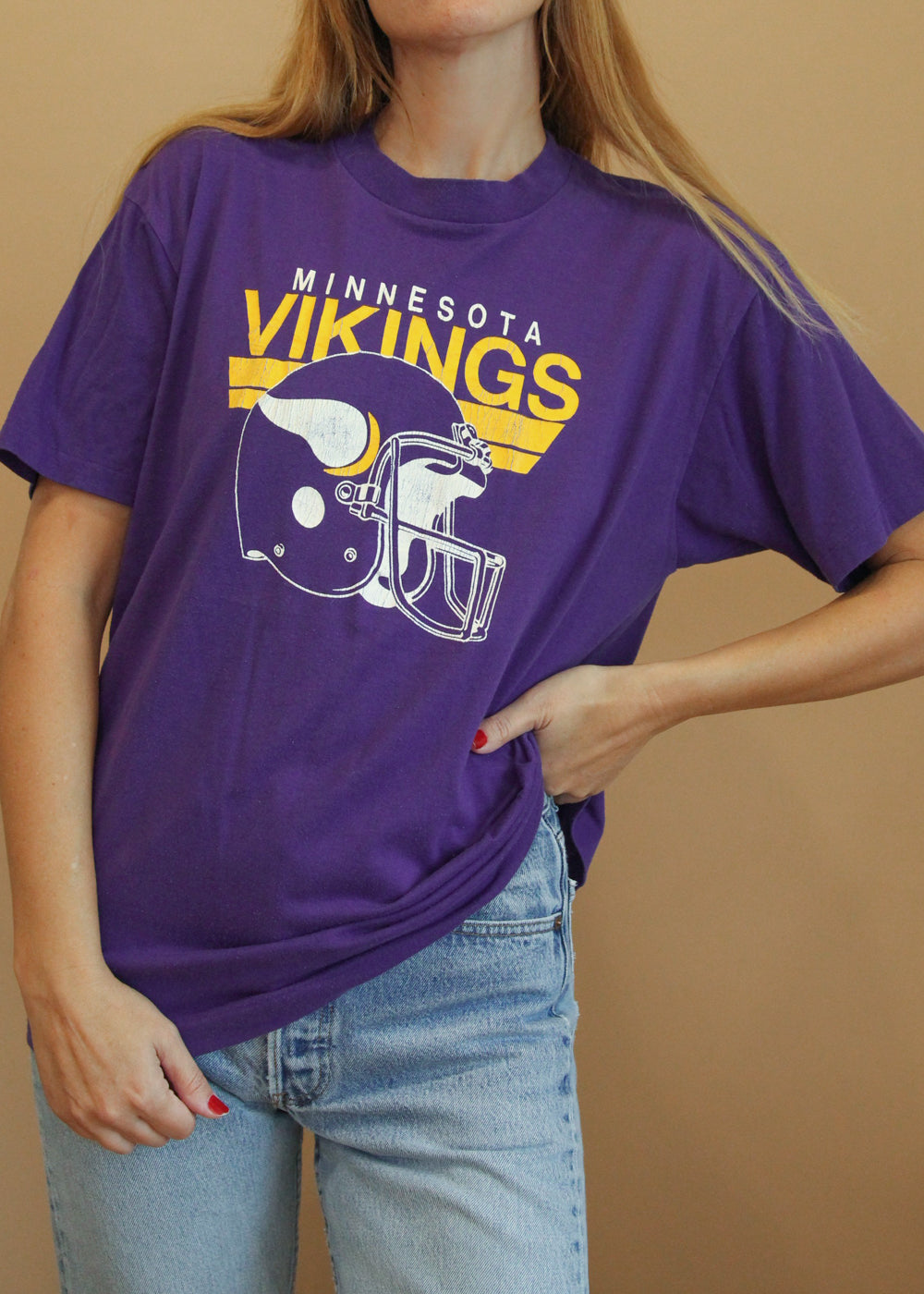 Vikings t shirt vintage 2025