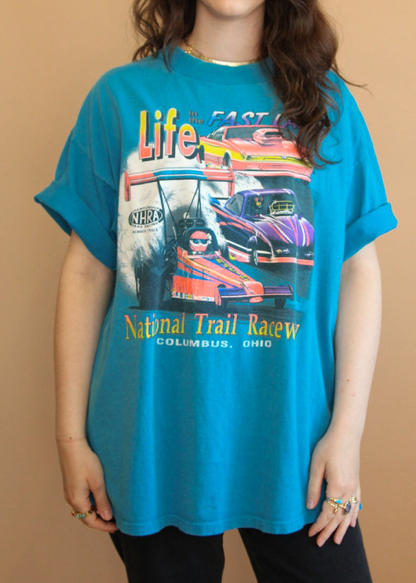 Vintage 90's NHRA National Trial Raceway Tee